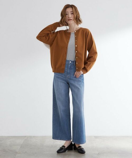 grove / グローブ デニムパンツ | 【美シルエット/選べる着丈】大人のためのバギーデニム | 詳細2