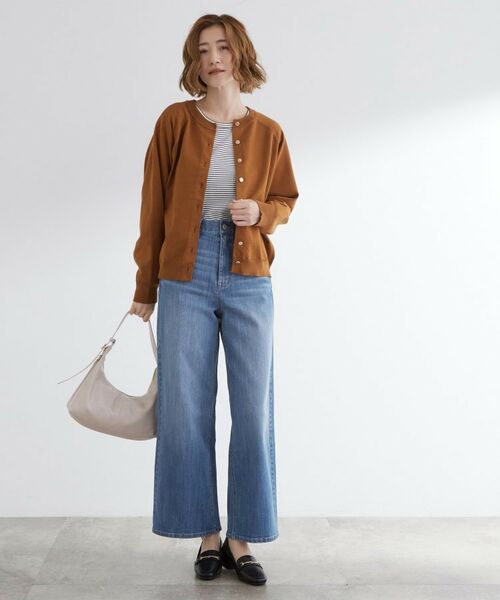 grove / グローブ デニムパンツ | 【美シルエット/選べる着丈】大人のためのバギーデニム | 詳細3