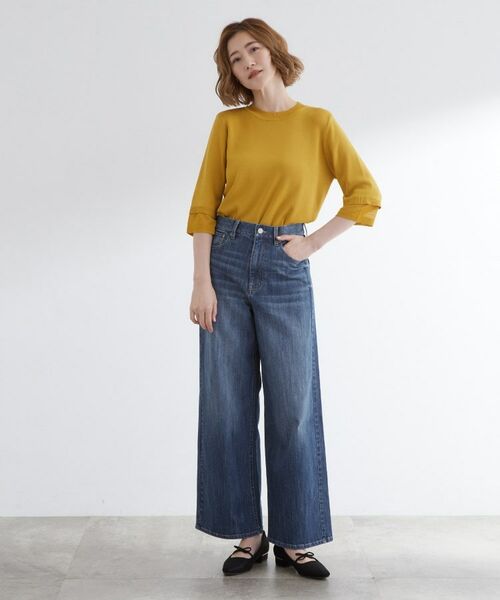 grove / グローブ デニムパンツ | 【美シルエット/選べる着丈】大人のためのバギーデニム | 詳細6