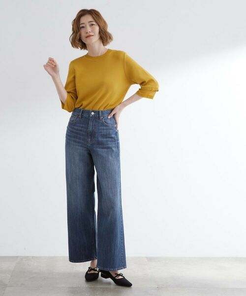 grove / グローブ デニムパンツ | 【美シルエット/選べる着丈】大人のためのバギーデニム | 詳細7