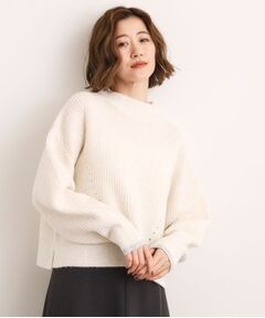 grove / グローブ ニット・セーター | 【洗える】ふんわりウール混ボトルネックニット