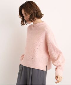 grove / グローブ ニット・セーター | 【洗える】ふんわりウール混ボトルネックニット