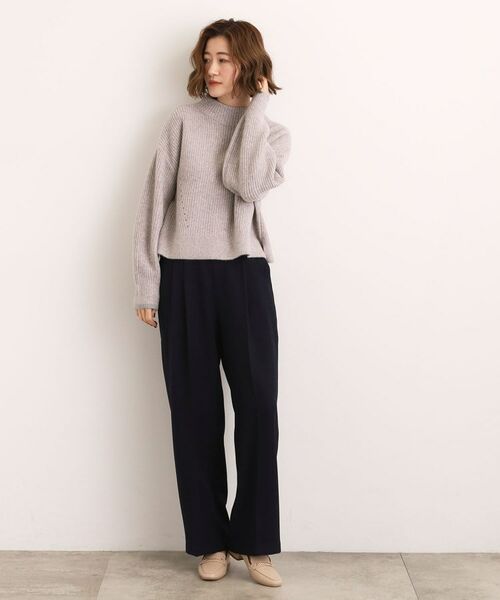 grove / グローブ ニット・セーター | 【洗える】ふんわりウール混ボトルネックニット | 詳細11
