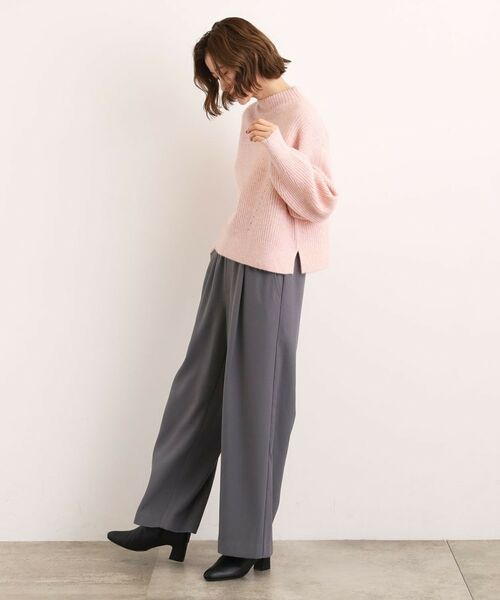 grove / グローブ ニット・セーター | 【洗える】ふんわりウール混ボトルネックニット | 詳細15