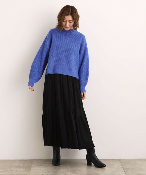 grove / グローブ ニット・セーター | 【洗える】ふんわりウール混ボトルネックニット | 詳細20