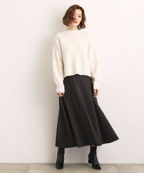 grove / グローブ ニット・セーター | 【洗える】ふんわりウール混ボトルネックニット | 詳細3