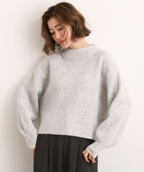 grove / グローブ ニット・セーター | 【洗える】ふんわりウール混ボトルネックニット | 詳細5