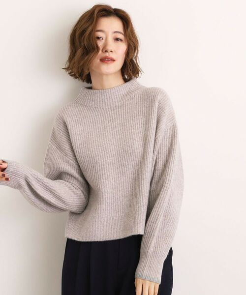 grove / グローブ ニット・セーター | 【洗える】ふんわりウール混ボトルネックニット | 詳細9