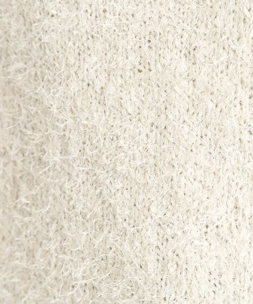 grove / グローブ ニット・セーター | ラメフェザーヤーン オープンカラーニット | 詳細4