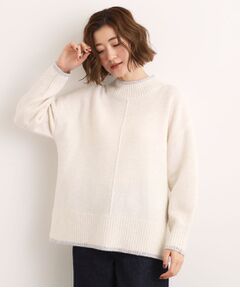 grove / グローブ ニット・セーター | 【洗える】ふんわりウール混オーバーサイズニット