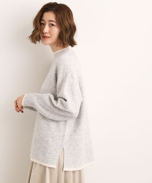 grove / グローブ ニット・セーター | 【洗える】ふんわりウール混オーバーサイズニット | 詳細5
