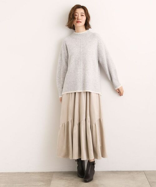 grove / グローブ ニット・セーター | 【洗える】ふんわりウール混オーバーサイズニット | 詳細6
