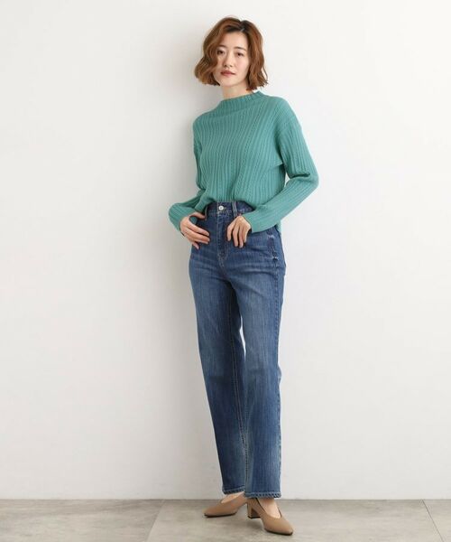 grove / グローブ ニット・セーター | 【石川梨華さん着用】クロップドミニケーブルニット【毛玉軽減／洗える】 | 詳細17