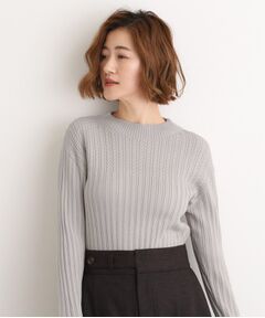 grove / グローブ ニット・セーター | 【石川梨華さん着用】ミニケーブルニット【毛玉軽減／洗える】
