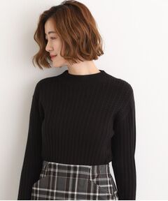 grove / グローブ ニット・セーター | 【石川梨華さん着用】ミニケーブルニット【毛玉軽減／洗える】