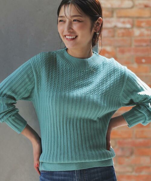 grove / グローブ ニット・セーター | 【石川梨華さん着用】ミニケーブルニット【毛玉軽減/洗える】 | 詳細14