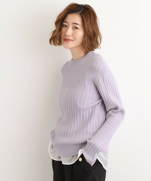 grove / グローブ ニット・セーター | 【石川梨華さん着用】ミニケーブルニット【毛玉軽減/洗える】 | 詳細22