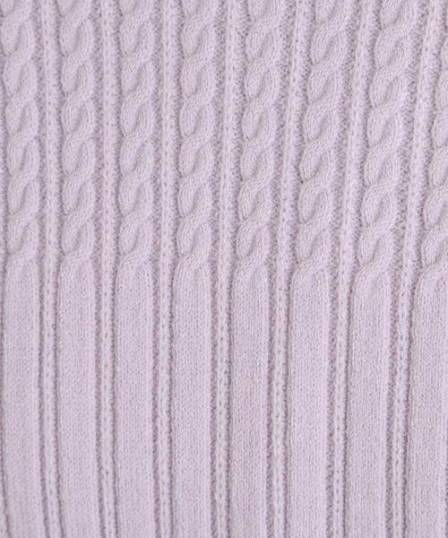 grove / グローブ ニット・セーター | 【石川梨華さん着用】ミニケーブルニット【毛玉軽減/洗える】 | 詳細25