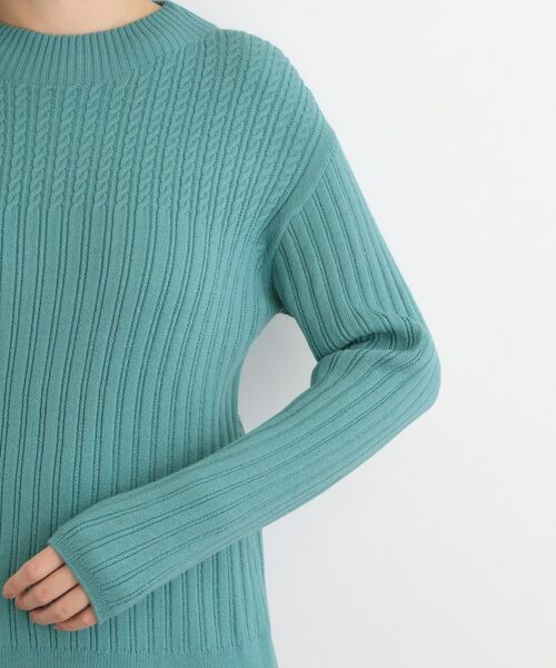grove / グローブ ニット・セーター | 【石川梨華さん着用】ミニケーブルニット【毛玉軽減/洗える】 | 詳細30