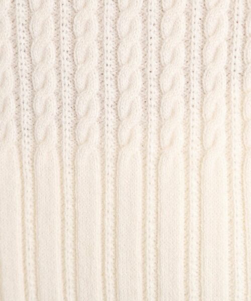 grove / グローブ ニット・セーター | 【石川梨華さん着用】ミニケーブルニット【毛玉軽減/洗える】 | 詳細5
