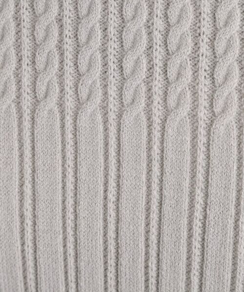 grove / グローブ ニット・セーター | 【石川梨華さん着用】ミニケーブルニット【毛玉軽減/洗える】 | 詳細9