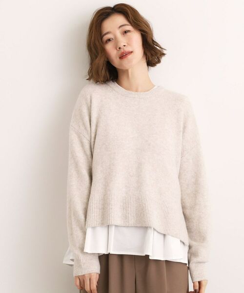 grove / グローブ ニット・セーター | 【石川梨華さん着用】【洗える】レイヤードにもおすすめ！サイド釦ニット | 詳細13