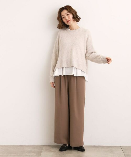 grove / グローブ ニット・セーター | 【石川梨華さん着用】【洗える】レイヤードにもおすすめ！サイド釦ニット | 詳細14