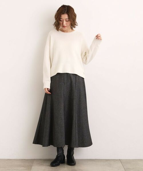 grove / グローブ ニット・セーター | 【石川梨華さん着用】【洗える】レイヤードにもおすすめ！サイド釦ニット | 詳細2