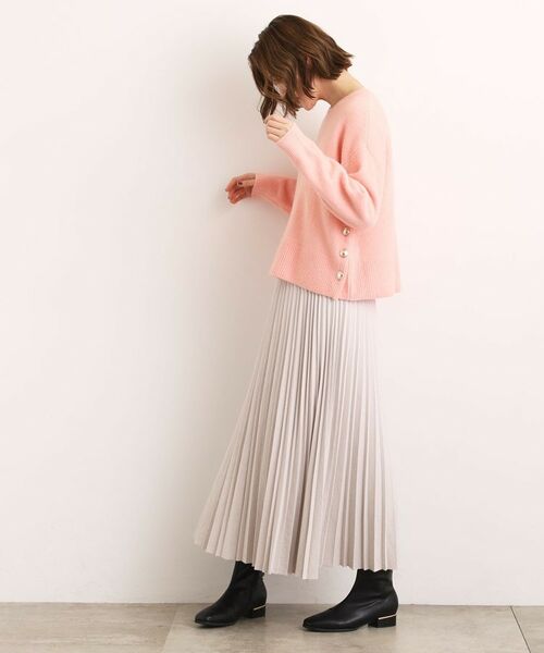 grove / グローブ ニット・セーター | 【石川梨華さん着用】【洗える】レイヤードにもおすすめ！サイド釦ニット | 詳細21