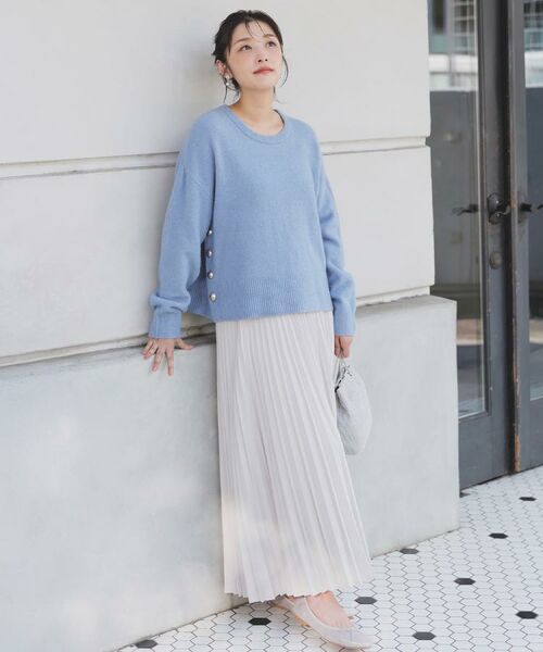 grove / グローブ ニット・セーター | 【石川梨華さん着用】【洗える】レイヤードにもおすすめ！サイド釦ニット | 詳細26