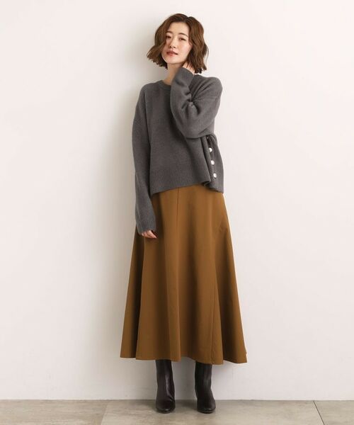 grove / グローブ ニット・セーター | 【石川梨華さん着用】【洗える】レイヤードにもおすすめ！サイド釦ニット | 詳細9