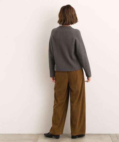 grove / グローブ ニット・セーター | 【石川梨華さん着用】【洗える】バックリブ切替ニット | 詳細12