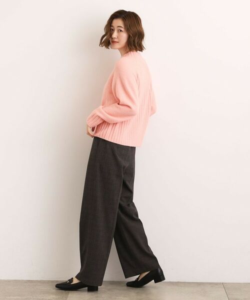 grove / グローブ ニット・セーター | 【石川梨華さん着用】【洗える】バックリブ切替ニット | 詳細24