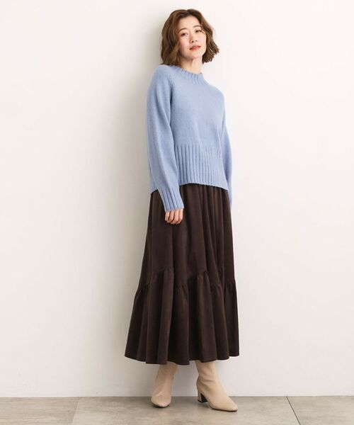 grove / グローブ ニット・セーター | 【石川梨華さん着用】【洗える】バックリブ切替ニット | 詳細27