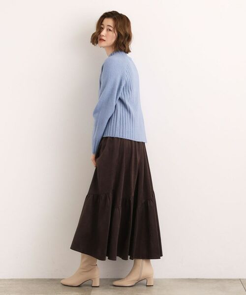 grove / グローブ ニット・セーター | 【石川梨華さん着用】【洗える】バックリブ切替ニット | 詳細28