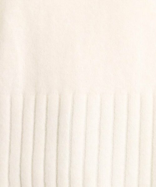 grove / グローブ ニット・セーター | 【石川梨華さん着用】【洗える】バックリブ切替ニット | 詳細6