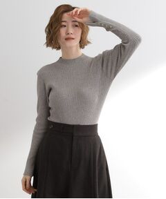 grove / グローブ ニット・セーター | 【吸湿発熱／帯電防止】ハイネックリブプルオーバー