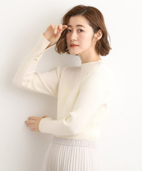 grove / グローブ ニット・セーター | 【吸湿発熱／帯電防止】ハイネックリブプルオーバー | 詳細13