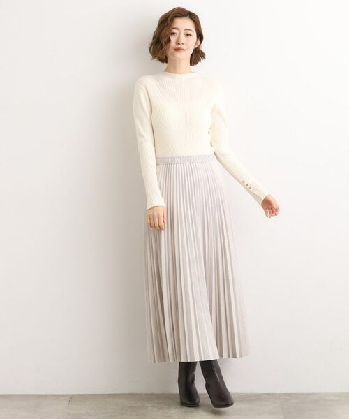 grove / グローブ ニット・セーター | 【吸湿発熱／帯電防止】ハイネックリブプルオーバー | 詳細14