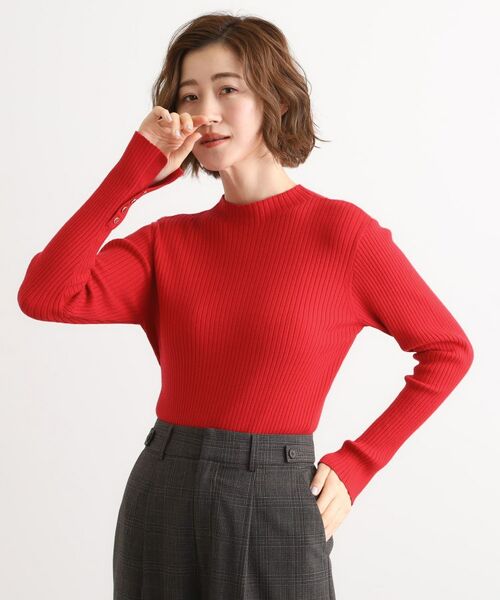 grove / グローブ ニット・セーター | 【吸湿発熱／帯電防止】ハイネックリブプルオーバー | 詳細18