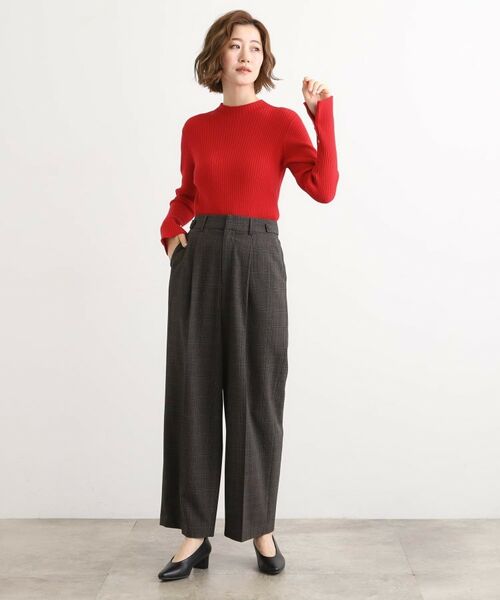 grove / グローブ ニット・セーター | 【吸湿発熱／帯電防止】ハイネックリブプルオーバー | 詳細19