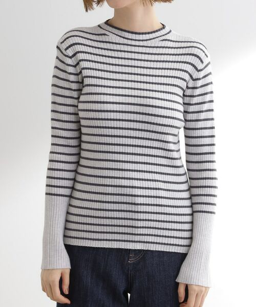 grove / グローブ ニット・セーター | 【吸湿発熱／帯電防止】ハイネックリブプルオーバー | 詳細21
