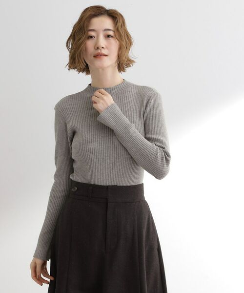 grove / グローブ ニット・セーター | 【吸湿発熱／帯電防止】ハイネックリブプルオーバー | 詳細5