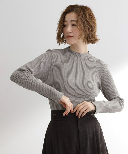 grove / グローブ ニット・セーター | 【吸湿発熱／帯電防止】ハイネックリブプルオーバー | 詳細6