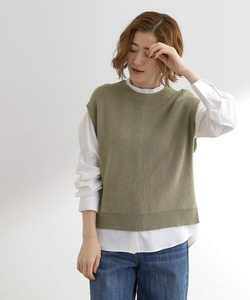 grove / グローブ その他トップス | ニットベスト×シャツセット | 詳細9