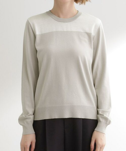 grove / グローブ ニット・セーター | 【アンサンブル対応】バイカラー切替ニット | 詳細13