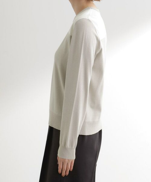 grove / グローブ ニット・セーター | 【アンサンブル対応】バイカラー切替ニット | 詳細14
