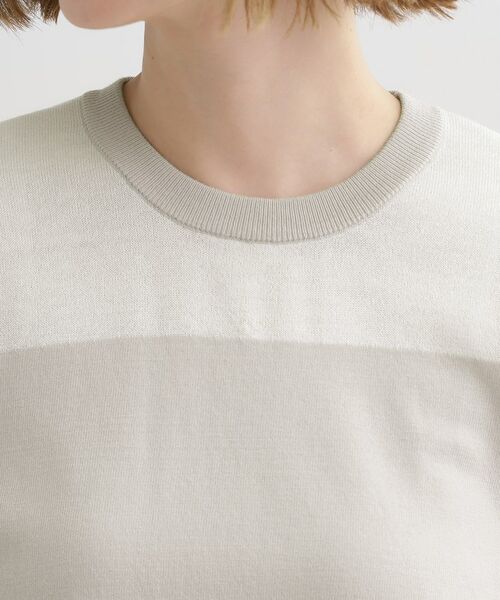 grove / グローブ ニット・セーター | 【アンサンブル対応】バイカラー切替ニット | 詳細16