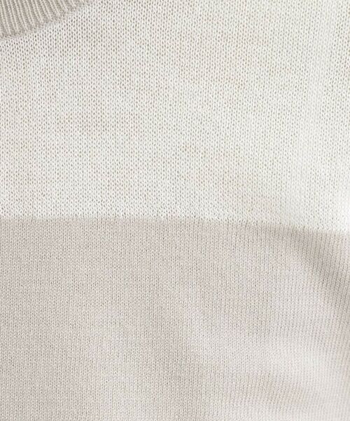 grove / グローブ ニット・セーター | 【アンサンブル対応】バイカラー切替ニット | 詳細4
