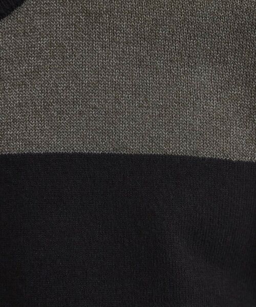 grove / グローブ ニット・セーター | 【アンサンブル対応】バイカラー切替ニット | 詳細8